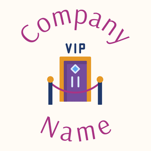 Vip room logo on a Floral White background - Muebles de casa