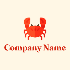 Scarlet Crab on a Corn Silk background - Animales & Animales de compañía