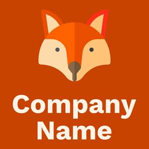 Fox on a Tenne (Tawny) background - Dieren/huisdieren