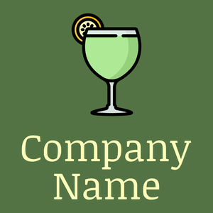 Margarita on a Fern Green background - Alimentos & Bebidas