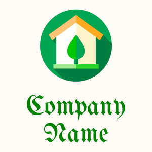 Green home on a Floral White background - Sommario