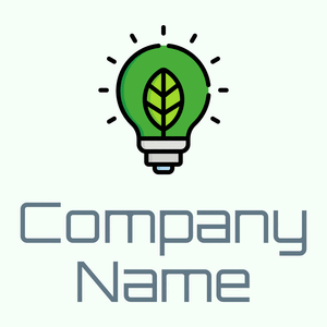Light bulb on a Mint Cream background - Meio ambiente