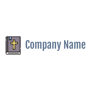 Bible logo on a White background - Religion