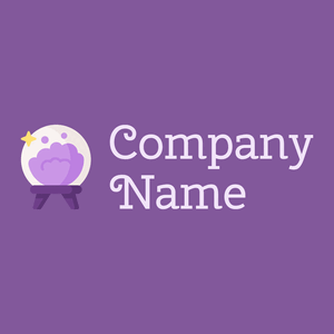Crystal Ball logo on a Affair background - Abstrait