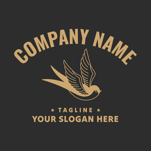 retro bird logo - Animales & Animales de compañía
