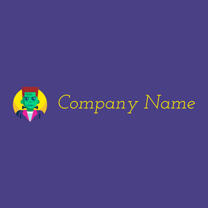 Frankenstein logo on a Dark Slate Blue background - Entretenimento & Artes