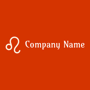 Leo logo on a Tenne (Tawny) background - Abstracto