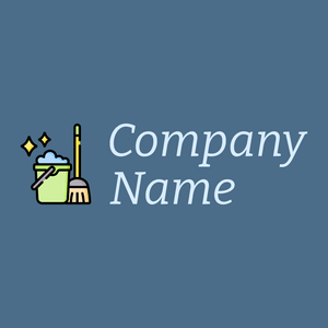 Oosouji logo on a Wedgewood background - Limpieza & Mantenimiento