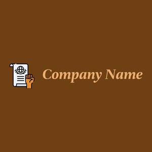 Human rights logo on a Raw Umber background - Caridade & Empresas Sem Fins Lucrativos