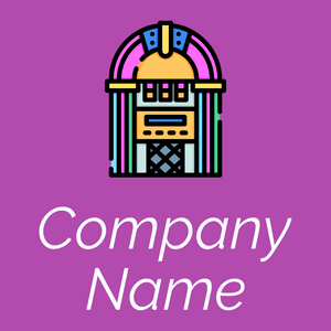 Jukebox logo on a Fuchsia background - Unterhaltung & Kunst