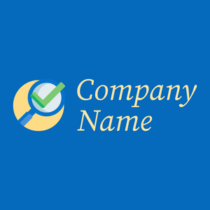 Check mark logo on a Navy Blue background - Abstracto