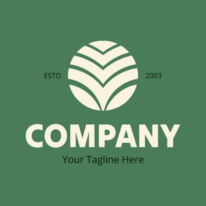 Dark green round leaf logo - Paisage