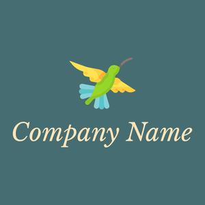 Hummingbird on a Bismark background - Animali & Cuccioli