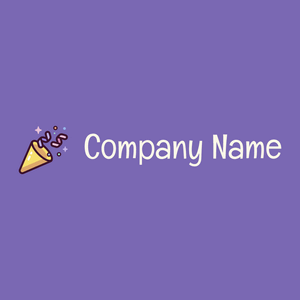 Confetti logo on a Blue Marguerite background - Entretenimento & Artes