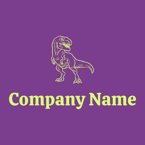 Tyrannosaurus rex logo on a Vivid Violet background - Categorieën