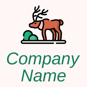 Bush Caribou logo on a pale background - Tiere & Haustiere