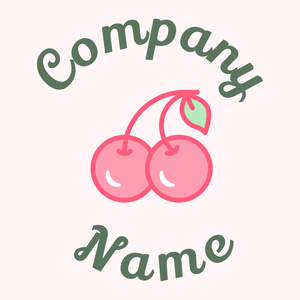 Carnation Pink Cherry on a Lavender Blush background - Cibo & Bevande