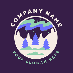 aurora borealis night sky logo - Environnement & Écologie