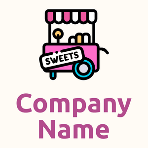 Candy Stall logo on a White background - Abstrakt