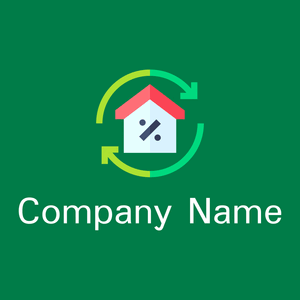 Refinance logo on a Watercourse background - Immobilien & Hypotheken