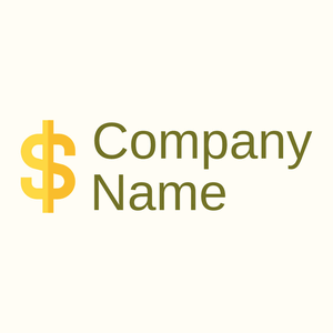 Gorse Dollar symbol on a Floral White background
