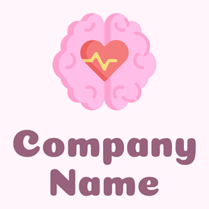 Mental health logo on a Lavender Blush background - Medical & Farmacia