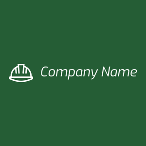 Helmet logo on a Green Pea background - Construcción & Herramientas