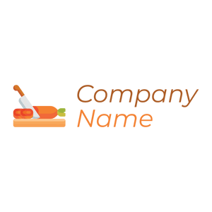 Cutting board logo on a White background - Food & Drink