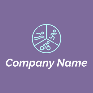 Triathlon logo on a Deluge background - Comunidad & Sin fines de lucro