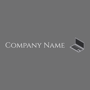 Laptop logo on a Dolphin background - Entreprise & Consultant