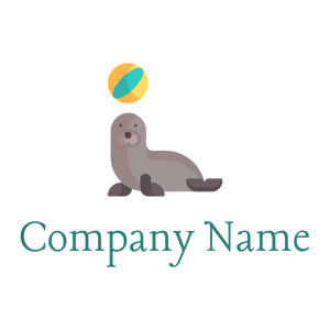 Seal logo on a White background - Abstract