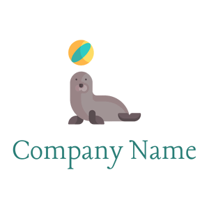 Seal logo on a White background - Abstrakt