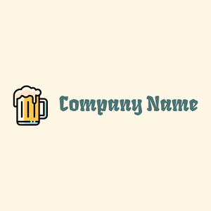 Beer logo on a Corn Silk background - Cibo & Bevande
