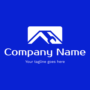 Blue tool logo on house - Settore immobiliare & Mutui