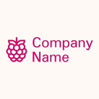 Raspberry logo on a Seashell background - Comida & Bebida