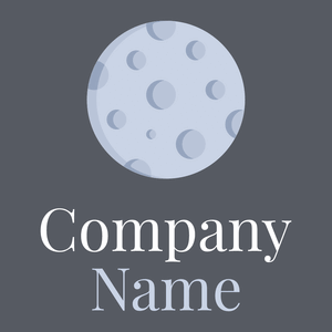 Full moon logo on a Bright Grey background - Landschaftsgestaltung