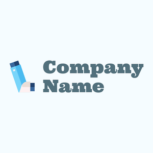 Inhaler logo on a Alice Blue background - Medizin & Pharmazeutik