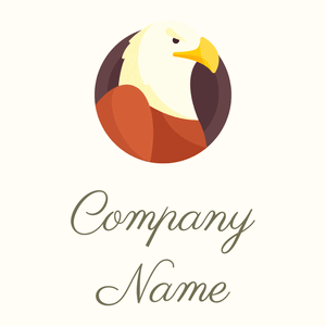 Ivory Eagle on a Floral White background - Animales & Animales de compañía
