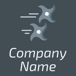 Shuriken logo on a Atomic background - Abstract