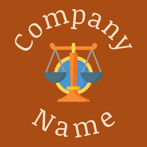 Libra logo on a Rust background - Abstracto