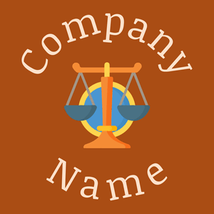 Libra logo on a Rust background - Abstract
