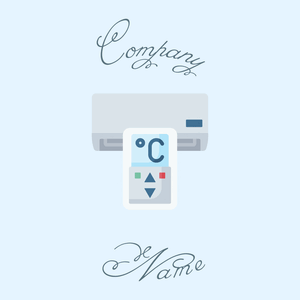Solitude Air conditioner on a Alice Blue background - Mobiliers de maison