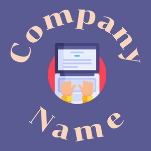 Typing logo on a Butterfly Bush background - Entreprise & Consultant