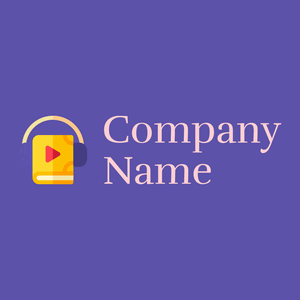 Audio book on a Rich Blue background - Computadora