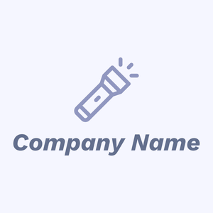 Flashlight logo on a Ghost White background - Construction & Outils