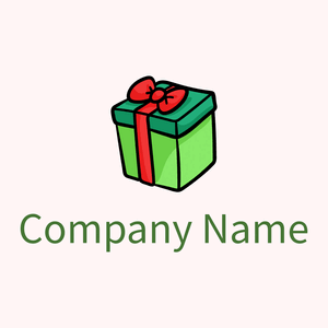 Gift box on a Snow background - Abstrakt