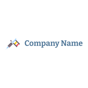 Tattoo machine logo on a White background - Abstrait