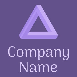Penrose triangle logo on a Butterfly Bush background - Abstracto