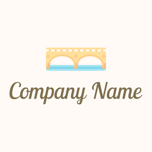 Bridge logo on a Seashell background - Arquitectura