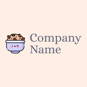 Oat logo on a Seashell background - Agriculture